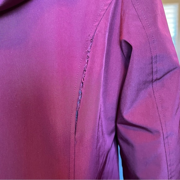 HFX Women’s Jacket size Large Quilted Lining Hooded Water & Wind Resistant FLAW - Picture 8 of 16